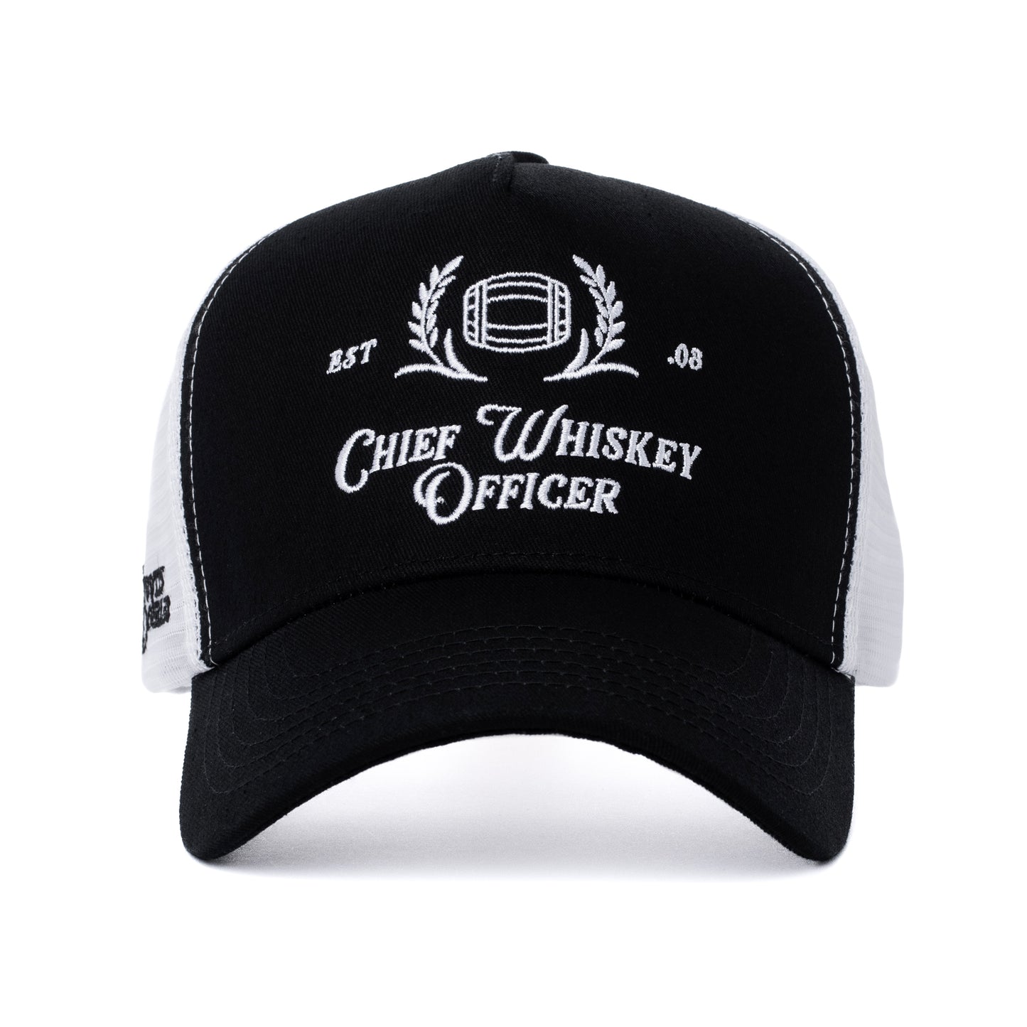Chief Whiskey Officer - Black & White Trucker