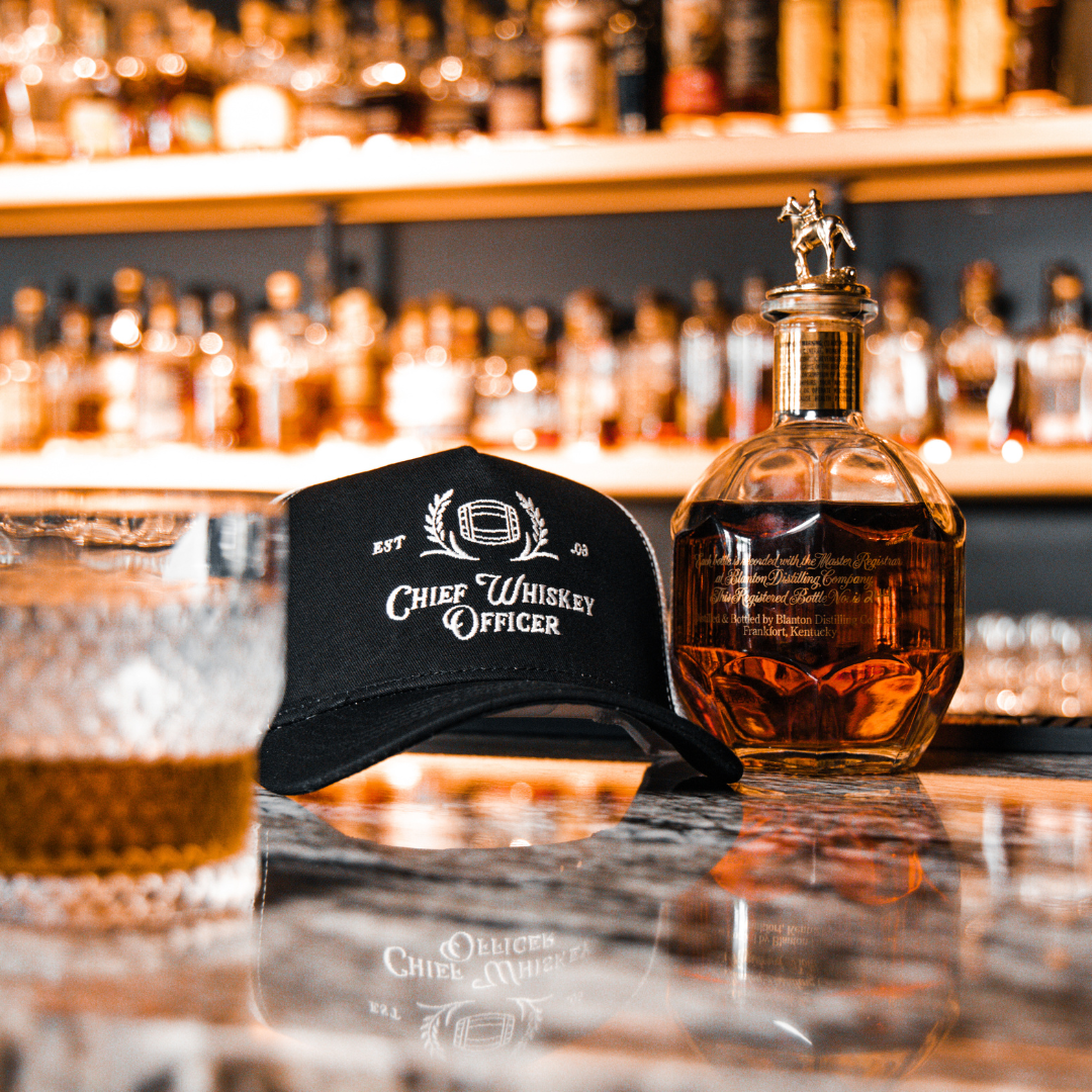 Chief Whiskey Officer - Black & White Trucker